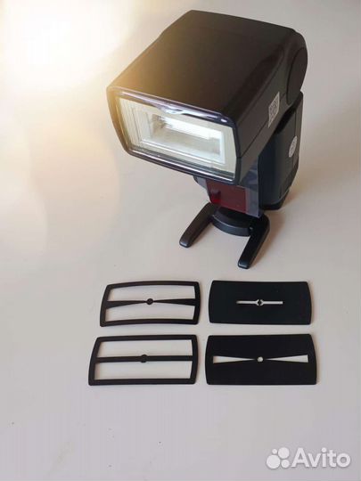 Вспышка для засветов по Чермаку с насадками
