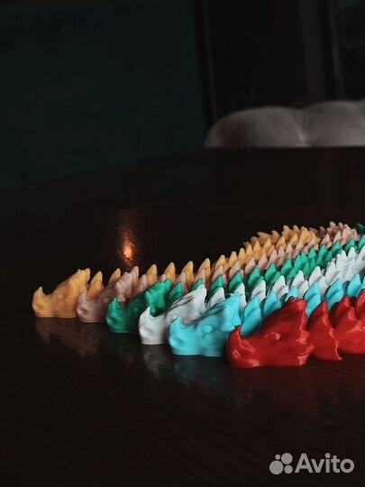 Игрушка детская подвижная Дракон 20 см