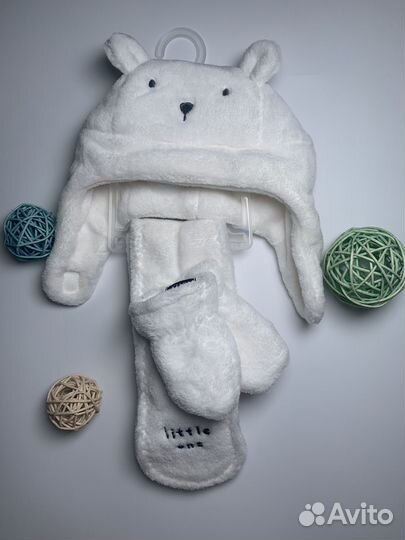 Теплая шапка для мальчика