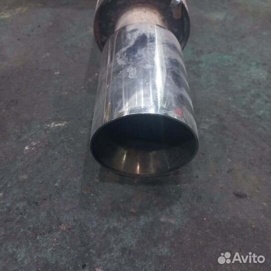 Раздвоенный выхлоп Toyota Camry v50/v55