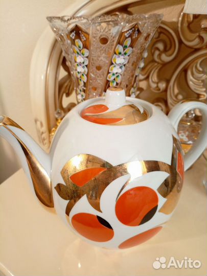 Чайник заварочный фарфоровый большой СССР