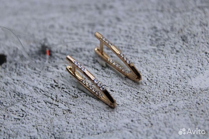 Серьги золото 585-2,50гр/арт.3020