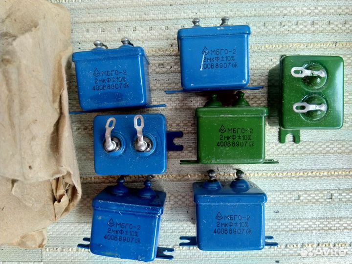 Конденсаторы мбго-2 2мкф 400в Новые