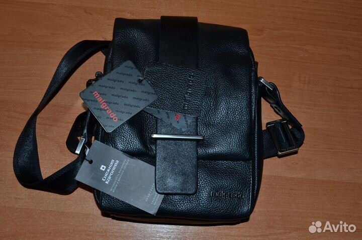 Мужская кожаная барсетка оригинал новая malgrado