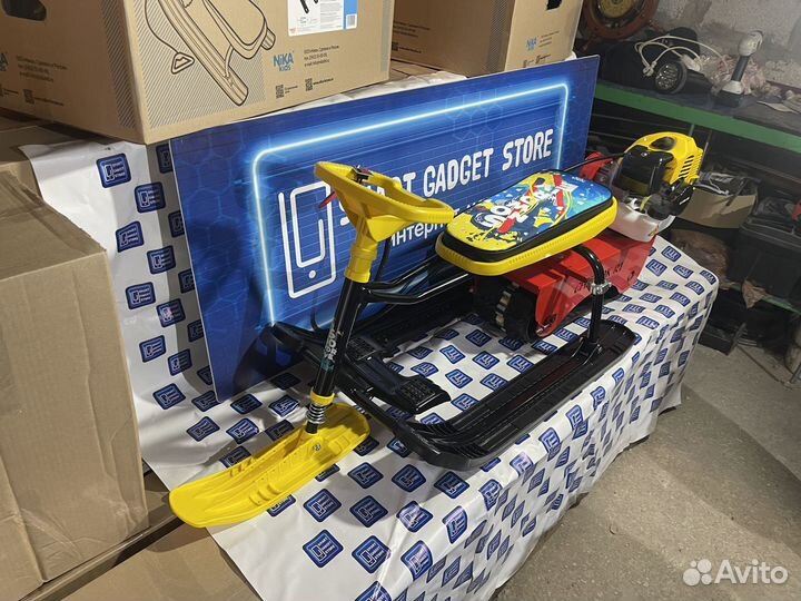 Снегокат с мотором quattro