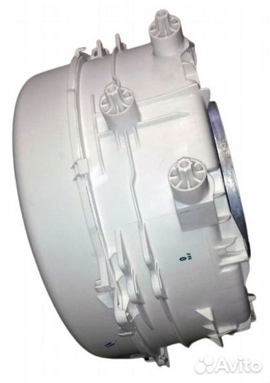 Бак с барабаном и шкивом стиральной машины Indesit