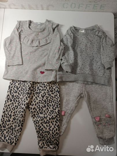 Детские вещи пакетом 68 74 на девочку