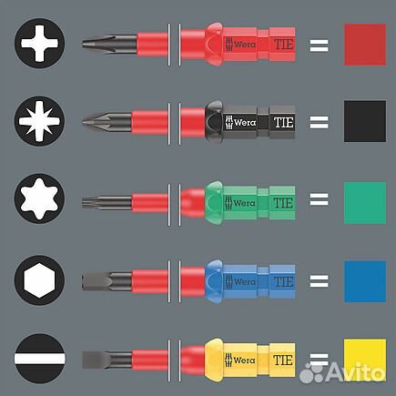 Сменная отвёртка Wera Kraftform Kompakt VDE, 006545