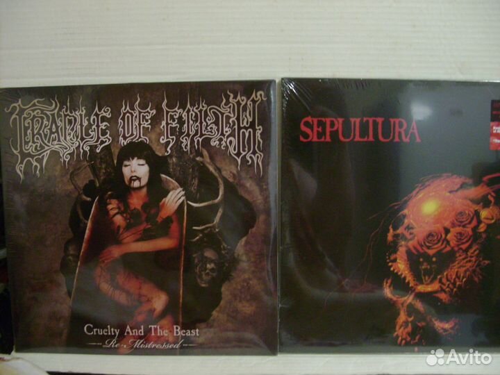 Metallica,Sepultura, Cradle Of Filth, Motorhead LP