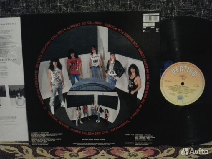 Виниловая пластинка Mortal Sin (metal)