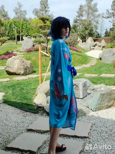 Косплей Иноске кимоно Клинок Рассекающий Демона