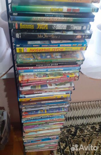 CD Диски мультфильмы, фильмы детям