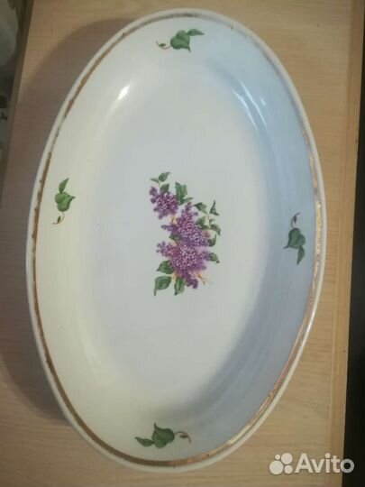 Блюдо Сирень Дулево