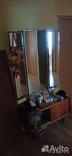 Трюмо трельяж с зеркалом СССР