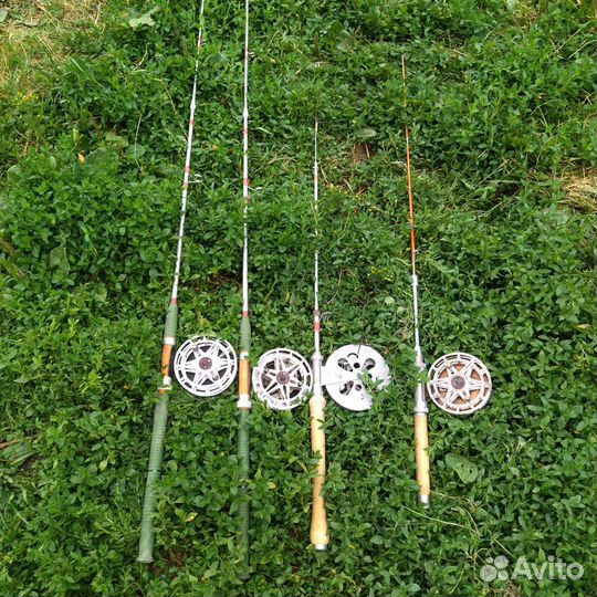 Спиннинг и катушка Невская СССР