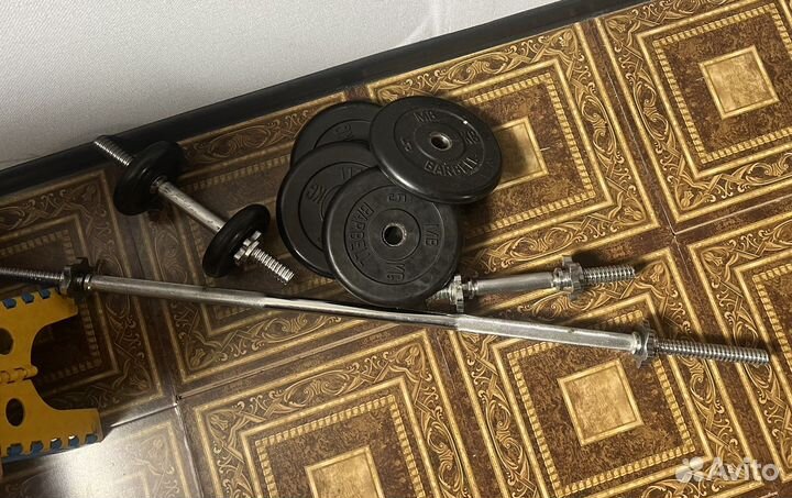 Штанга гриф блины