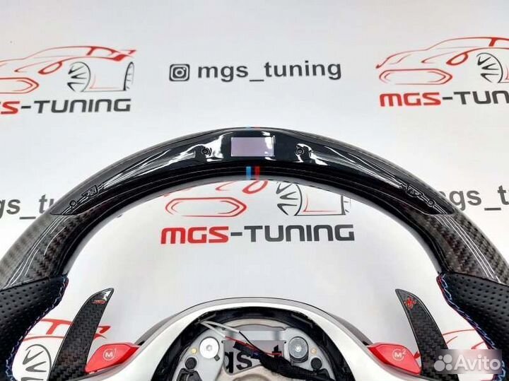 Руль M3 бмв 3 серия G20 G80 подогрев экран карбон