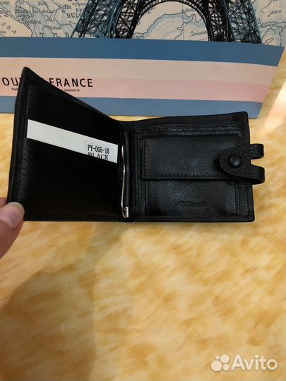 Кошелек мужской кожаный