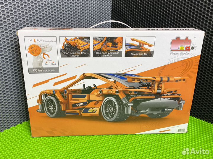 Машинка Лего аналог на пульте управления