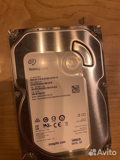 Жесткий диск 1 тб seagate