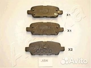 Колодки тормозные 5101154 Ashika
