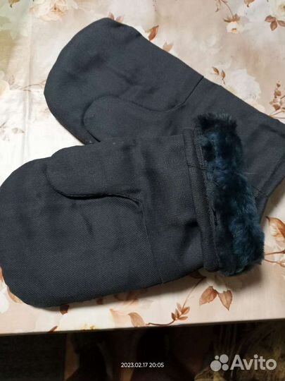 Рукавицы меховые мужские