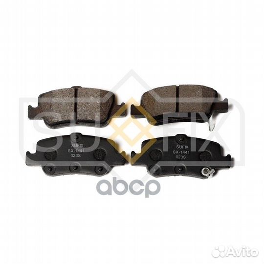 Дисковые тормозные колодки зад прав/лев sx1
