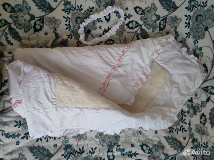 Конверт одеяло на выписку зима