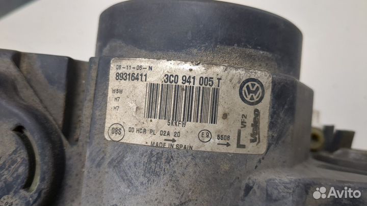 Фара (передняя) левая Volkswagen Passat 6