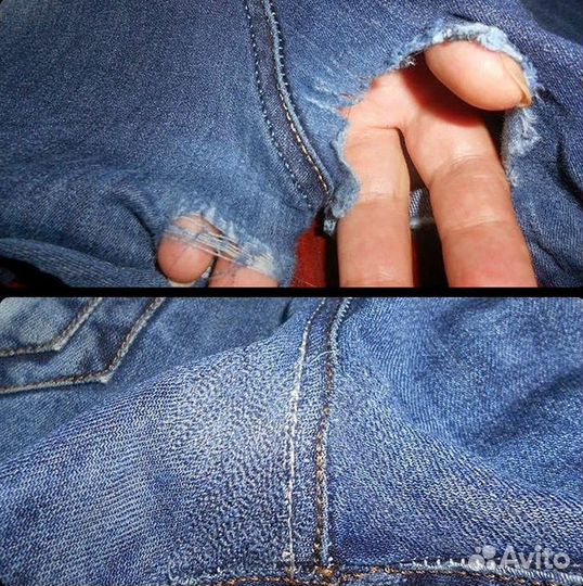 Штопка джинсовой одежды