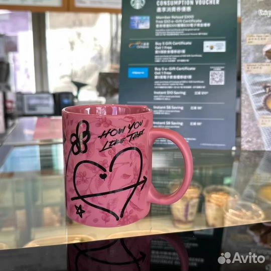 Кружка Starbucks Blackpink лимитированная Новая