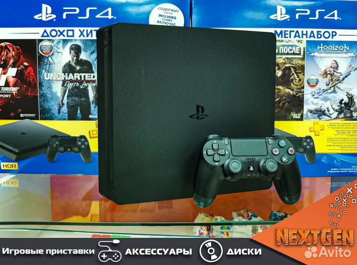 Playstation 4 Slim 500GB + гарантия 6 месяцев