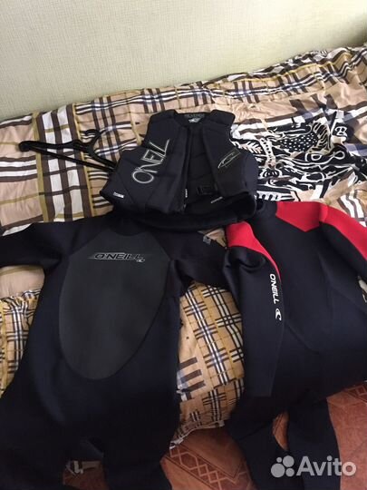 Гидрокостюмы O'neill: XL, L, S + Жилет O'neill