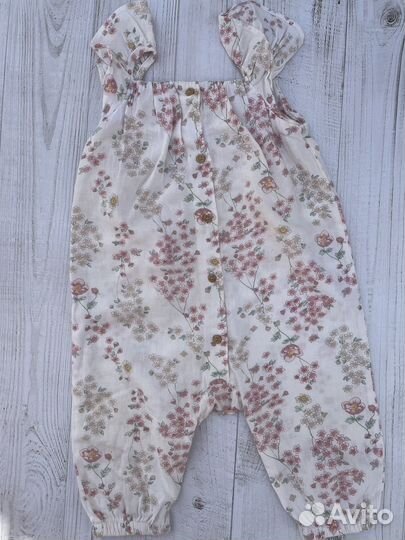 Летний комплект для девочки zara 74