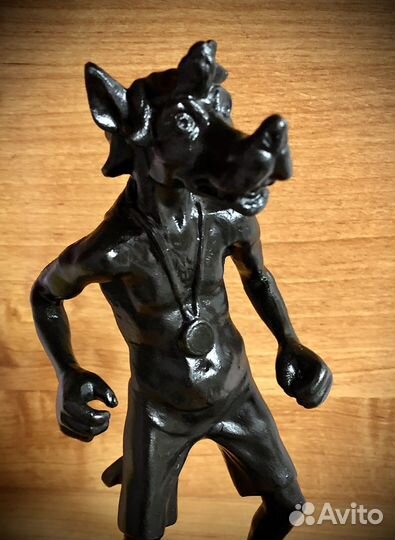 Статуэтка Волк Ну погоди Чугун Касли 1979