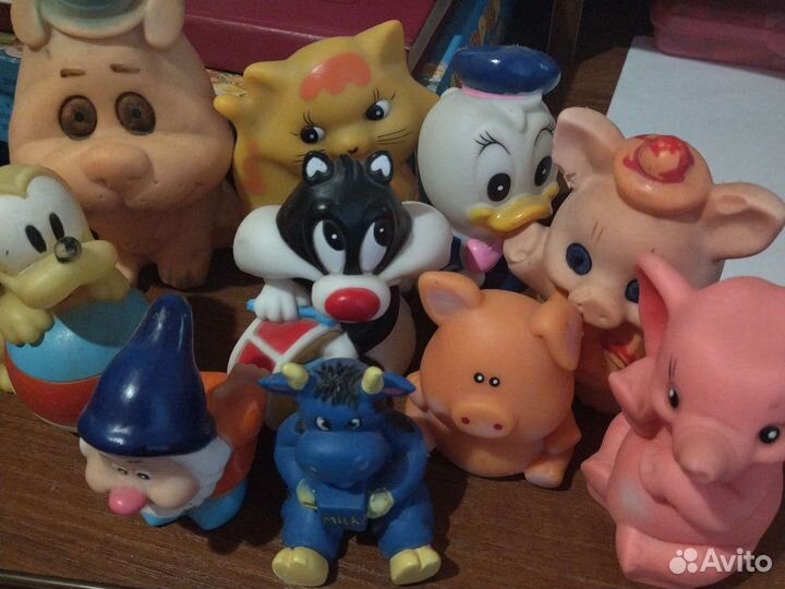 Резиновые игрушки СССР