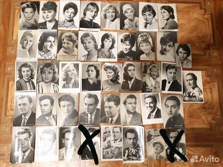 Открытки с актерамм 50-60х годов