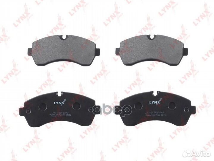 Колодки тормозные дисковые перед LCV BD5343