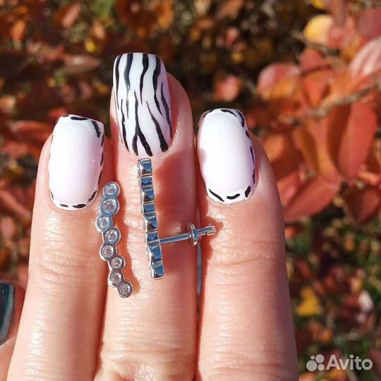 Серьги серебро