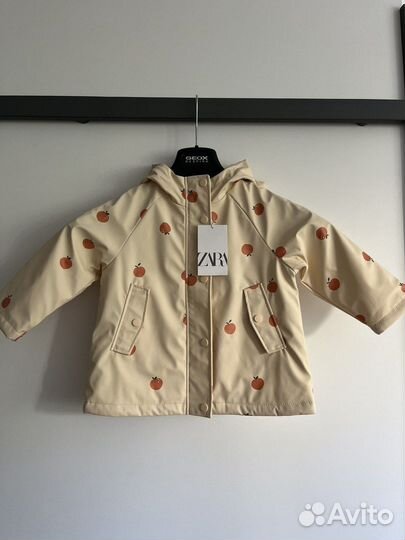 Прорезиненная парка дождевик Zara 98