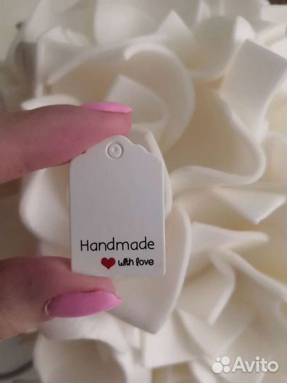 Бирки хенд мейд Handmade