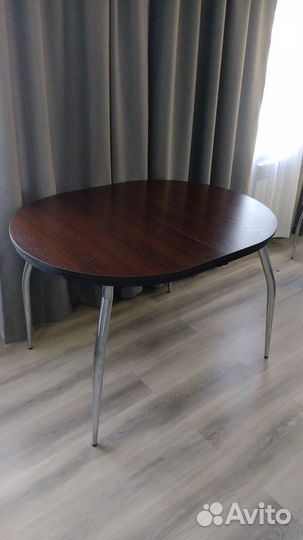 Стол кухонный круглый раскладной