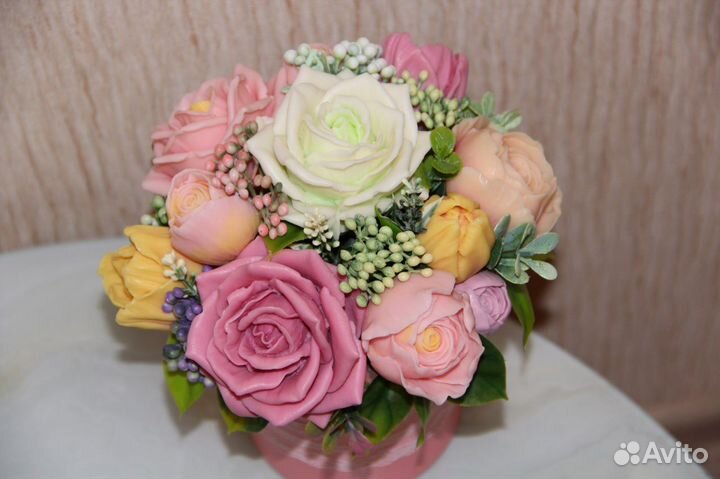 Мыло ручной работы. Букеты