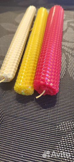 Свечи ручной работы из вощины