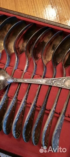 Набор ложек мельхиор Кольчугин з-д РСФСР