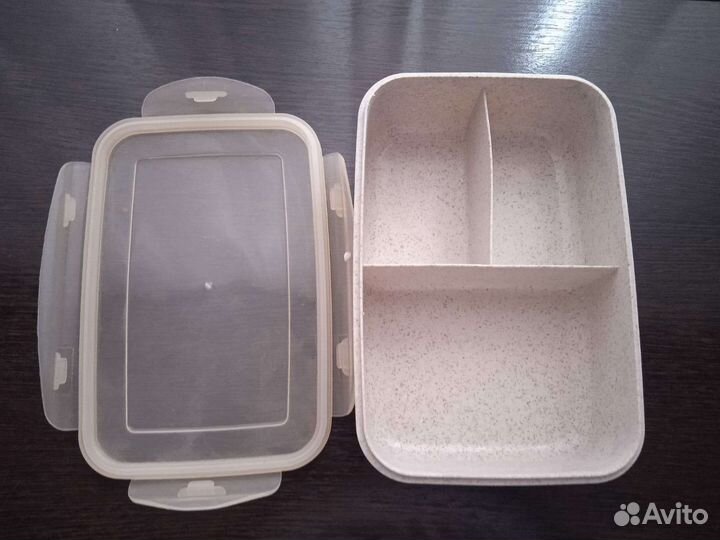 Ланч бокс 3 секции вакуумный