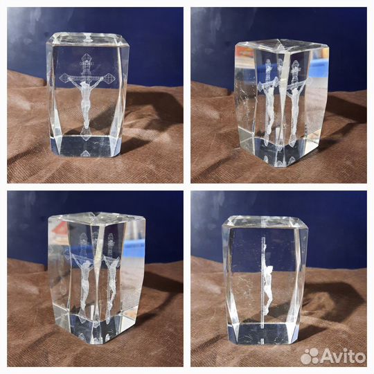 Сувенир 3D фигура в хрусталь