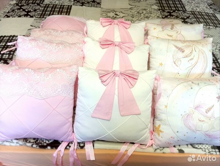 Бортики в детскую кроватку