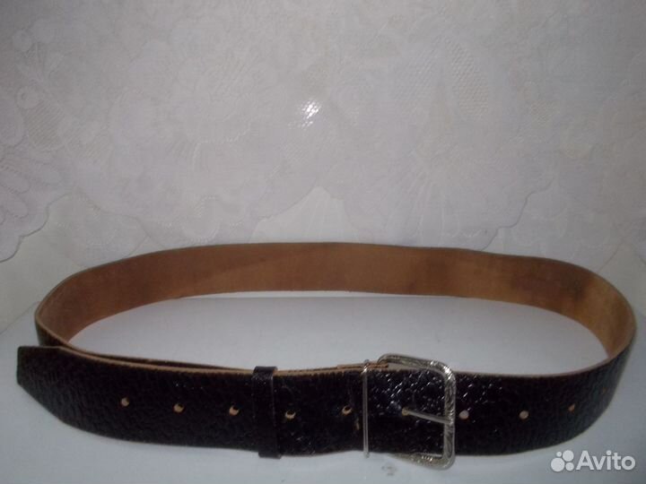 Ремень мужской кожаный