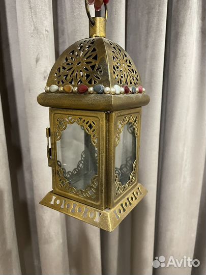 Подсвечник фонарь в восточном стиле